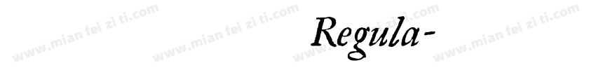 站酷庆科建黑体 Regula字体转换